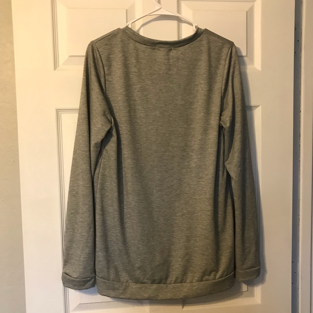 Buffalo plaid long sleeve top - Picture 3 of 3